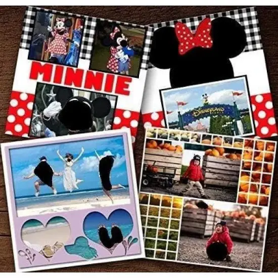 Hamilco 8x8 White Scrapbook Cardstock Paper 65lb Cover 100 Pack image {4}