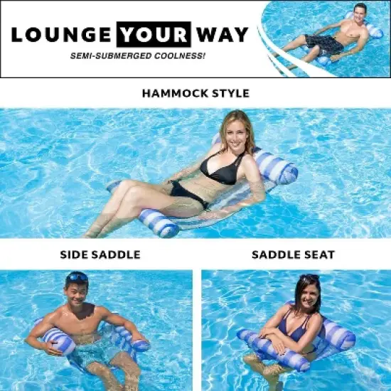 Poolmaster Water Hammock Swimming Pool Float Lounge image {6}