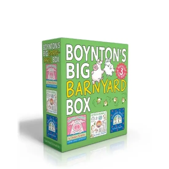 Boynton's Big Barnyard Box (Boxed Set) - (Boynton on Board) by  Sandra Boynton (Board Book) image {1}