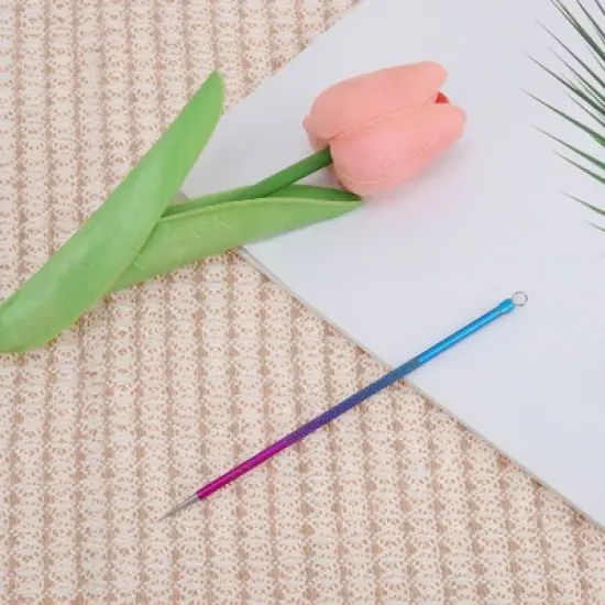 Unique Bargains Facial Gradient Pimple Extractor Blue Purple 1 Pc image {5}