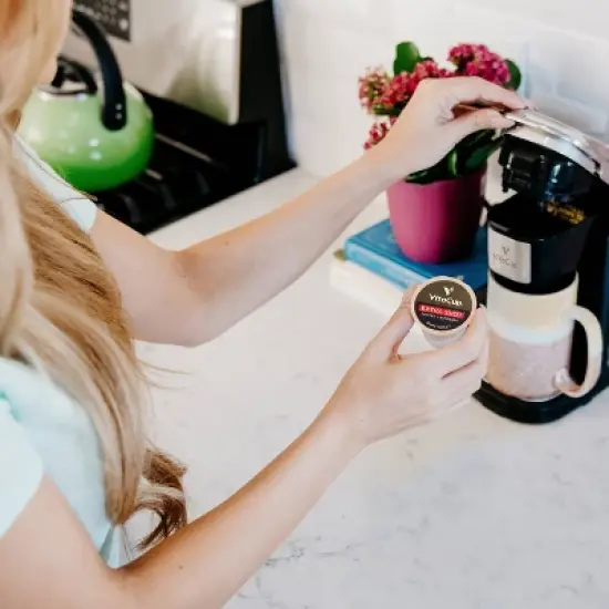 VitaCup Extra Shot Coffee Pods w/Espresso shot for High Caffeine - 32ct image {3}