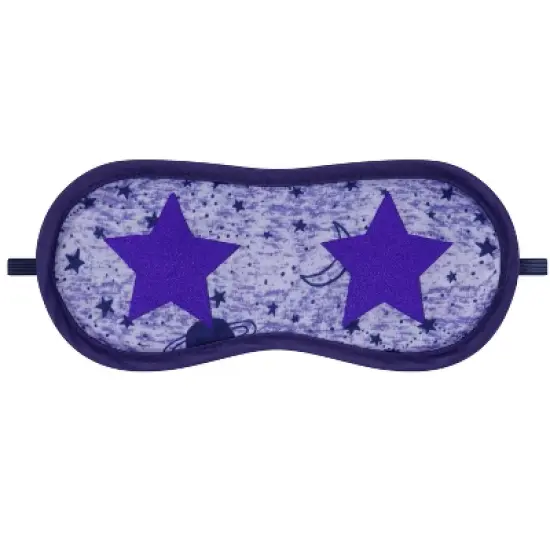 Sleep On It Girls Blue Cosmos Pajama Sleep Shirt With Matching Sleep Mask image {4}