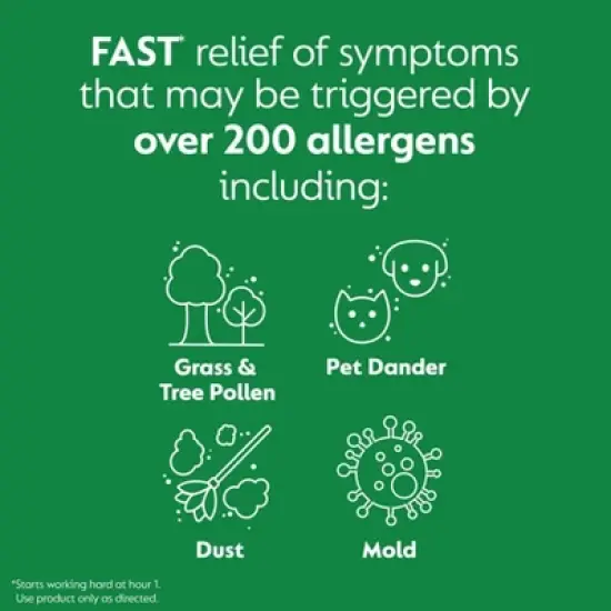 Zyrtec Oral Allergy and Sinus Dissolve Cetirizine Tablets - 24ct image {6}