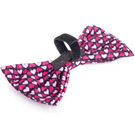 The Worthy Dog Heartthrob Bow Tie Adjustable Collar Attachment Accessory image {3}