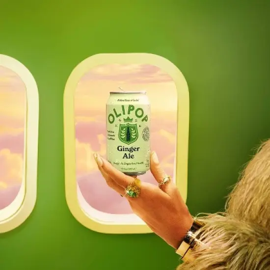 OLIPOP Ginger Ale Soda - 12ct/12 fl oz Cans image {3}
