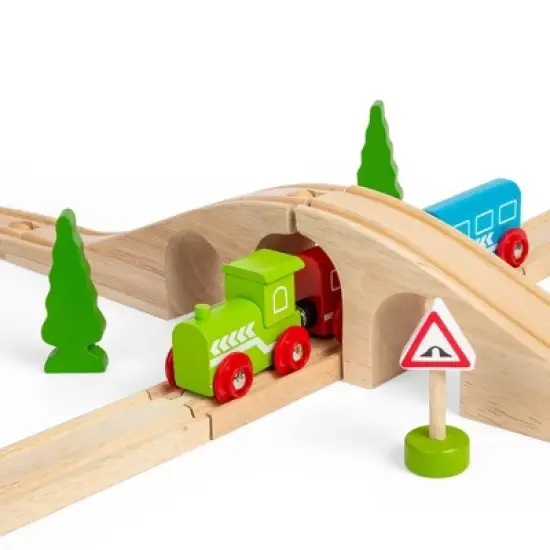 Bigjigs Figure of Eight Train Set image {4}