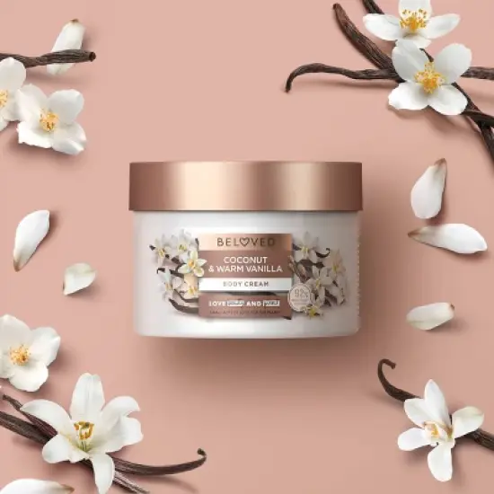 Beloved Coconut & Warm Vanilla Body Cream 10oz image {2}