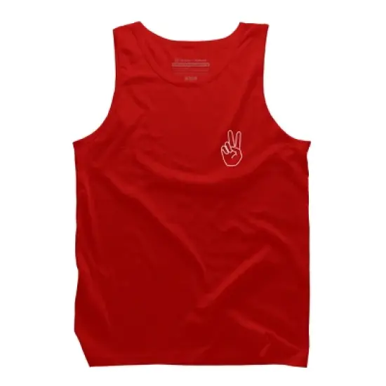 Men's Design By Humans peace By desiredesign Tank Top image {7}