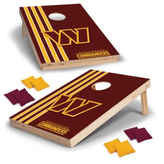 NFL Washington Commanders 2'x3' Wood Cornhole Set image {7}