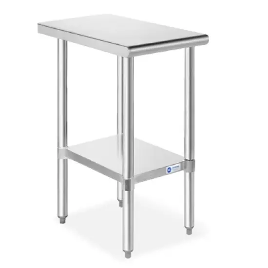 GRIDMANN Stainless Steel Tables with Undershelf, NSF Commercial Kitchen Work & Prep Tables for Restaurant and Home image {19}