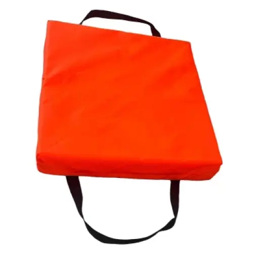 Bradley Type IV Boat Cushion USCG Approved Throwable Flotation Device; Coast Guard approved throw preserver with foam cushion image {2}