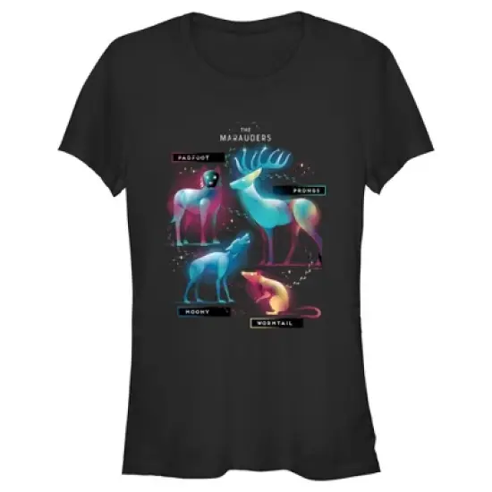 Junior's Harry Potter The Marauder Animals T-Shirt image {3}