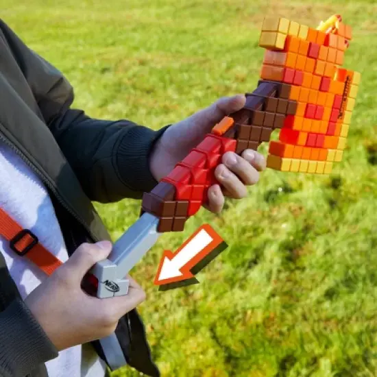 NERF Minecraft Firebrand Axe image {7}