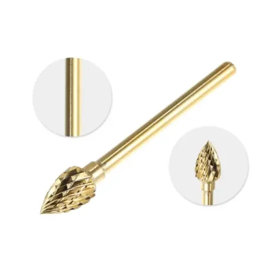 Unique Bargains 3/32 Inch Cone Bit Electric Nail Drill File Cuticle Cleaner Tool for Rotary Nail Drill Machine Manicure Pedicure Polishing Kit image {2}