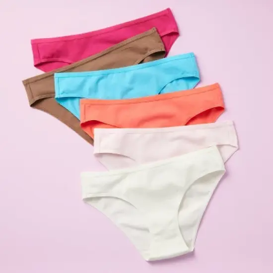 Yellowberry Girls' 6PK High Quality Cotton Underwear Hipster image {4}