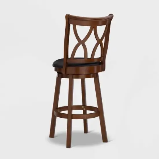Madison Counter Height Barstool Rustic Oak - Powell Company image {4}