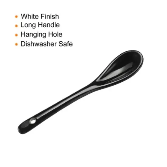 Unique Bargains Ceramic Home Kitchen Restaurant Tea Coffee Stirring Spoons image {3}