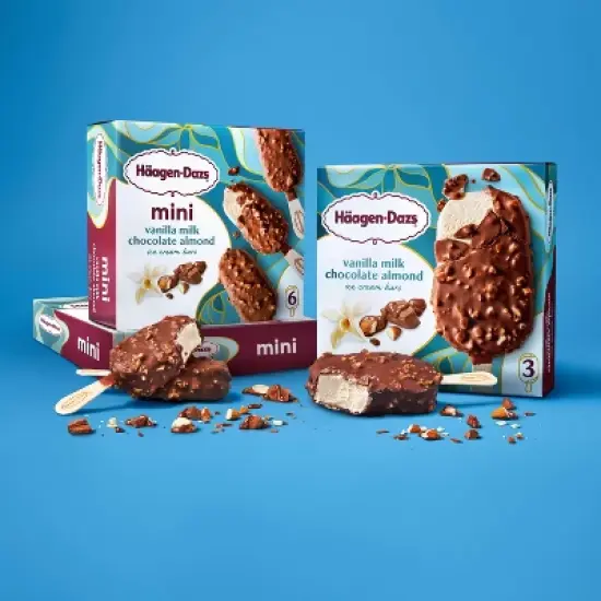 Haagen Dazs Vanilla & Almond Ice Cream Bar - 3pk image {4}