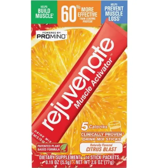Rejuvenate Muscle Activator&trade;, Drink Mix, Citrus Blast, 14 Stick Packets, 0.19 oz (5.5 g) Each image {4}