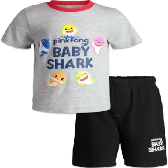 Pinkfong Baby Shark T-Shirt and Shorts Outfit Set Toddler  image {12}