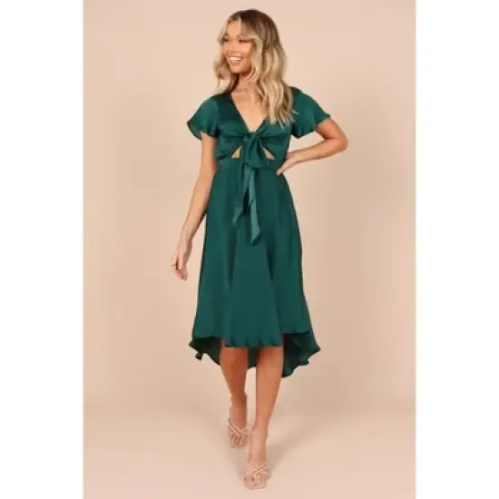 Petal and Pup Womens Amanda Hi Lo Tie Front Dress image {11}