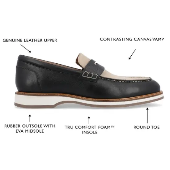 Thomas & Vine Kaufman Moc Toe Penny Loafer image {7}