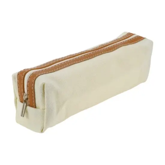 Unique Bargains Canvas Pencil Pen Case image {6}