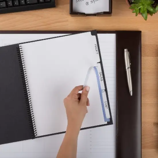 Avery Print & Apply Clear Label Unpunched Dividers 3-Tab Ltr 25 Sets 11442 image {7}