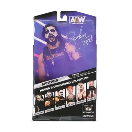 AEW Unmatched Series 6 Santana Action Figure image {1}