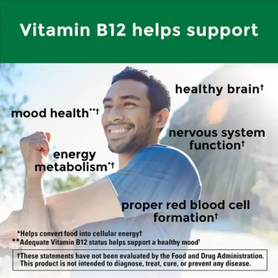 Nature Made Vitamin B-12 500 mcg Value Size Tablet - 200ct image {4}