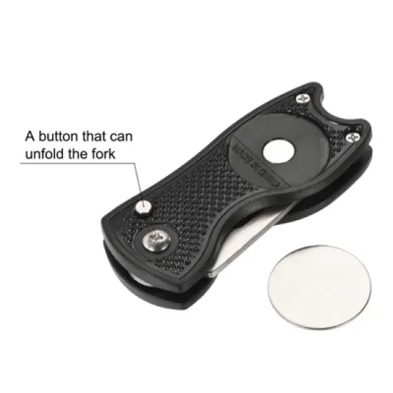 Unique Bargains Double-Sided Retractable Dust Groove Cleaning Golf Club Brush and Divot Tool Set image {3}