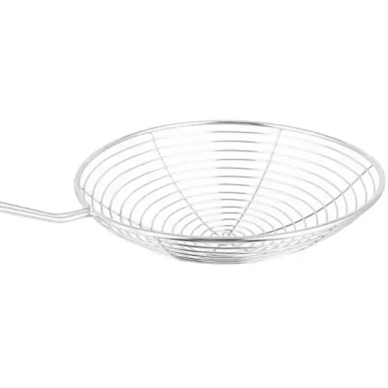 Unique Bargains Kitchen Stainless Steel Spiral Noodles Food Mesh Strainer Silver Tone 5.3" Dia image {2}