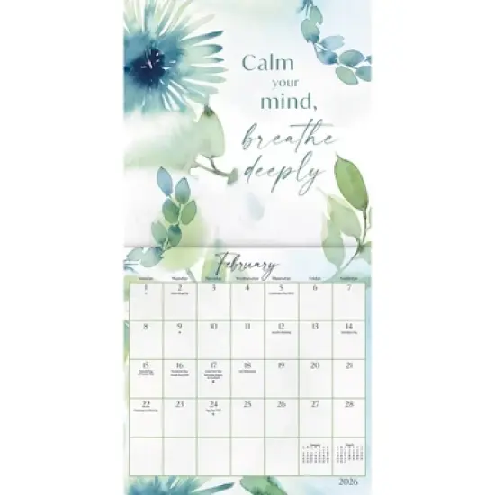 Trends International 2026 Whisper Song by Stephanie Ryan 12"x12" Wall Calendar image {2}