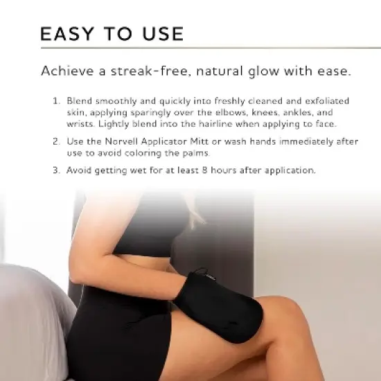 Norvell Venetian Rapid Self Tanning Lotion With Bronzer (5 oz) Bold, Radiant Tan with Cool Violet-Brown Undertones image {4}