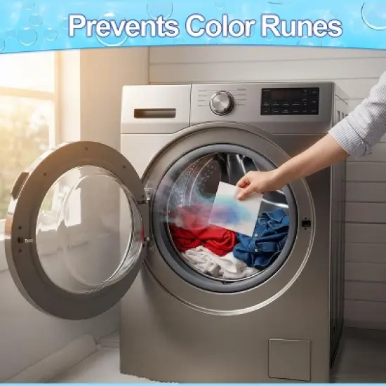 5 Star Super Deals Color Catcher Laundry Sheets Dye Absorber &ndash; 70 Plant Based, Fragrance Free Sheets for Mixed Color Loads, Prevent Color Runs image {3}