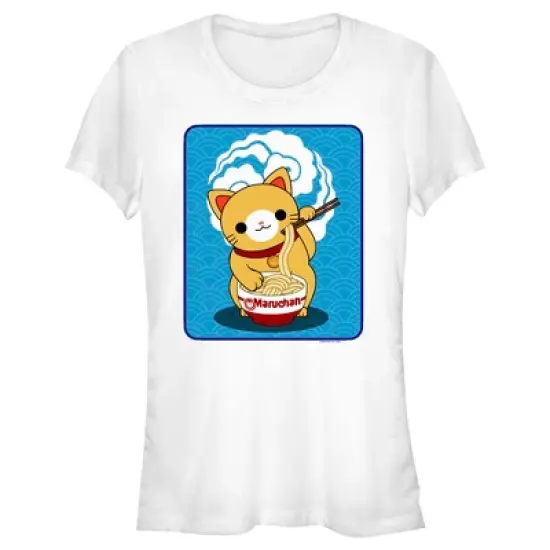 Junior's Maruchan Ramen Cat T-Shirt image {3}