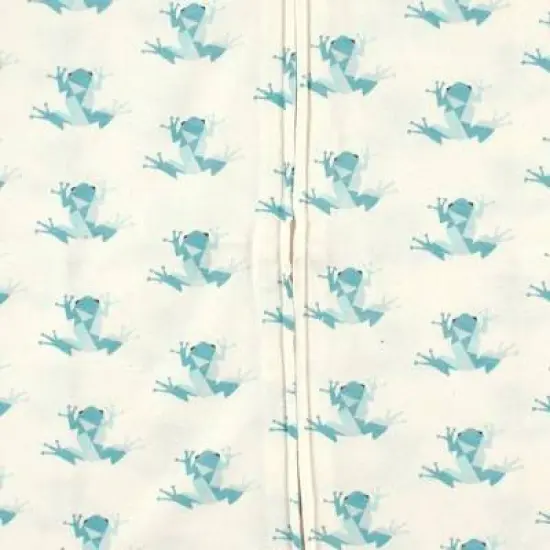 Touched by Nature Baby Organic Cotton Sleeveless Wearable Sleeping Bag, Sack, Blanket, Geometric Frog image {2}