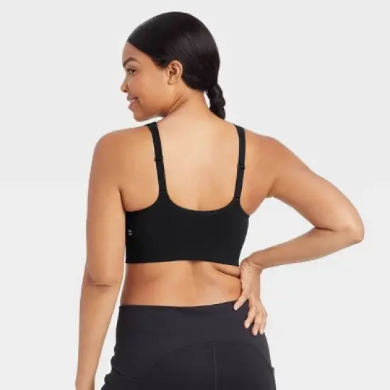 Women's Medium Support Seamless Zip-Front Sports Bra - All in Motion&trade; image {3}