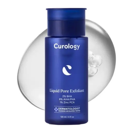 Curology Liquid Pore Exfoliant with 2% BHA, 8% AHA/PHA and 1% Zinc - 4fl oz image {6}