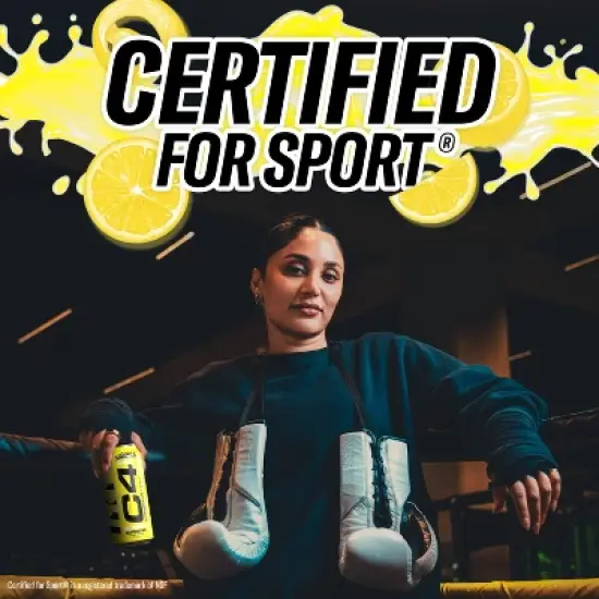 C4 Smart Energy Performance Classic Lemonade Energy Drink - 16 fl oz Can image {5}