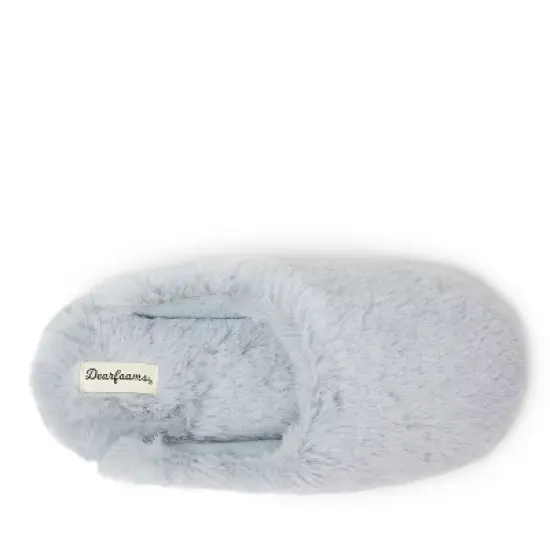 Dearfoams Kid's Brin Furry Pile Scuff Slipper image {4}