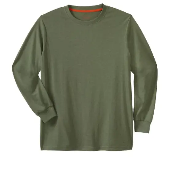 Boulder Creek by KingSize Men's Big & Tall &trade; Heavyweight Long-Sleeve No Pocket Crewneck Tee image {5}