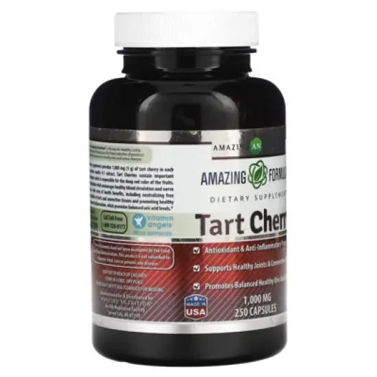 Amazing Nutrition Tart Cherry, 1,000 mg , 250 Capsules image {4}