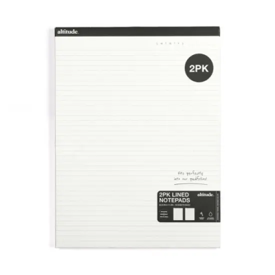Altitude 2pk Notepad Set 8.5"x11" Padfolio Refill image {7}
