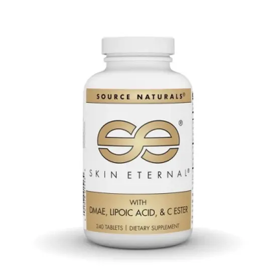 Skin Eterna lw/ DMAE Lipoic Acid and Ester C by Source Naturals, Inc.  -  240 Tablet image {3}