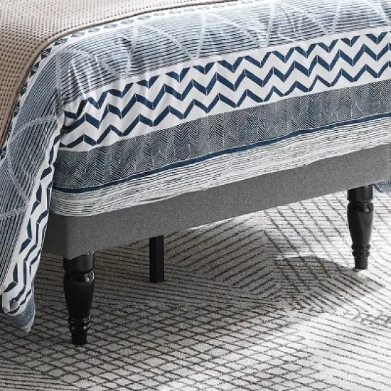 Elinor Contemporary Low Profile Platform Bed - Christopher Knight Home image {3}