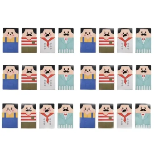 HTUTWOO Bald Guy Erasers - Stylish Gradual Balding Erasers, Easy to Use for Office & School, Back to School image {11}