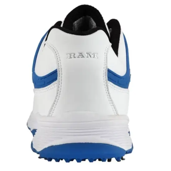 Ram Golf FX Tour Mens Waterproof Golf Shoes White/Blue image {3}