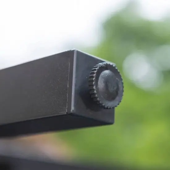 7pc Patio Dining Set with Expandable Steel Table & Metal Padded Arm Chairs - Captiva Designs image {7}