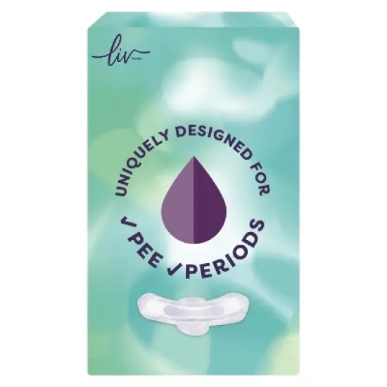 Liv by Kotex Period & Pee Overnight Absorbency Ultra Thin Pads - 20ct image {1}